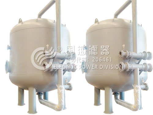 耐酸堿碳鋼襯膠5m³/h石英砂過濾器