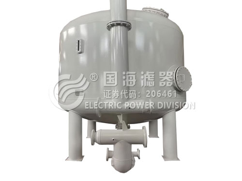 碳鋼襯膠石英砂過濾器3m³/h