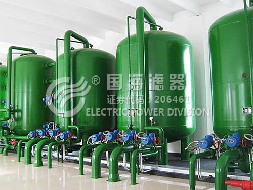 PLC控製DN300石英砂過濾器